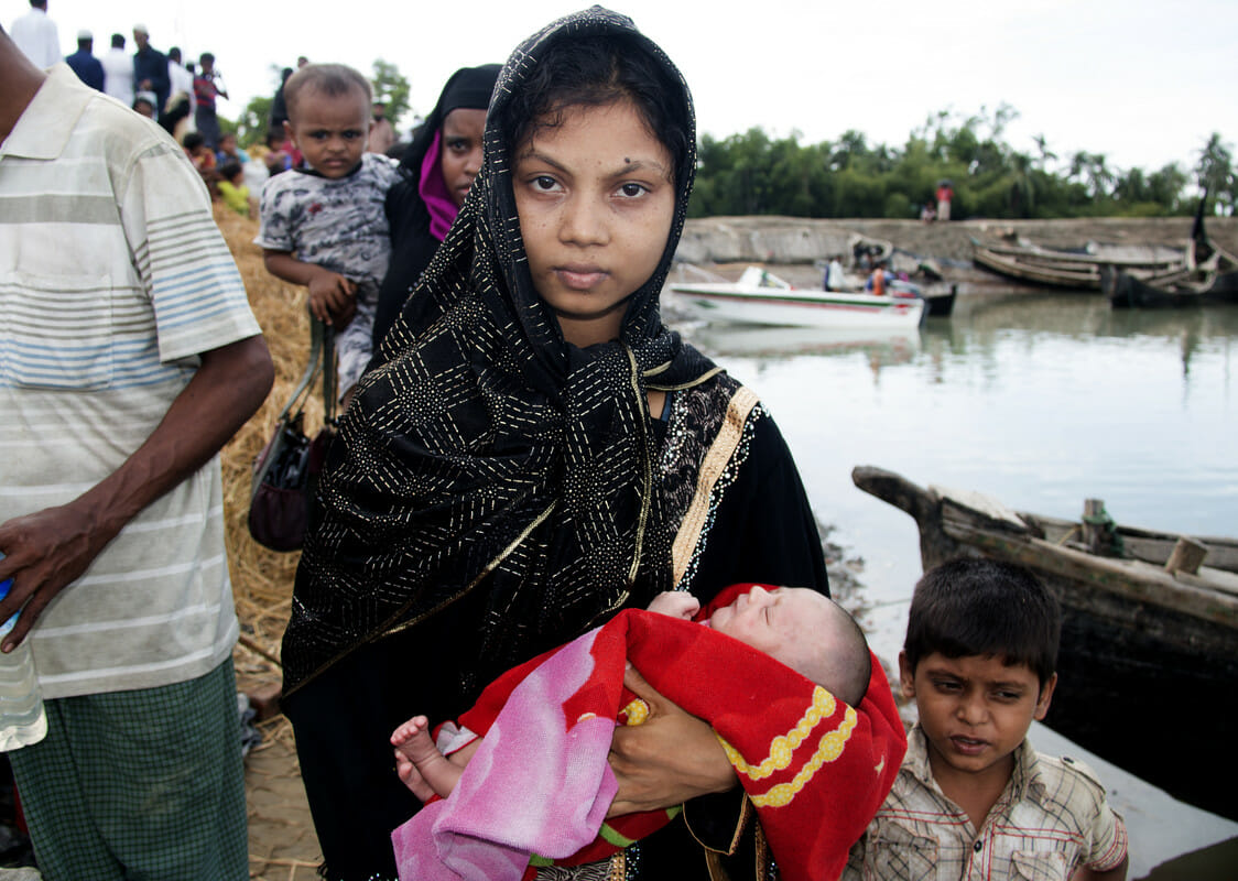 Refugiada Rohingya. Crédito: Md. Sariful Islam. ActionAid