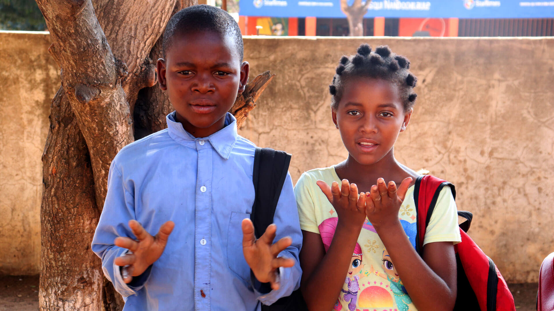 Meninos e meninas juntos pela igualdade em Moçambique. Foto: ActionAid