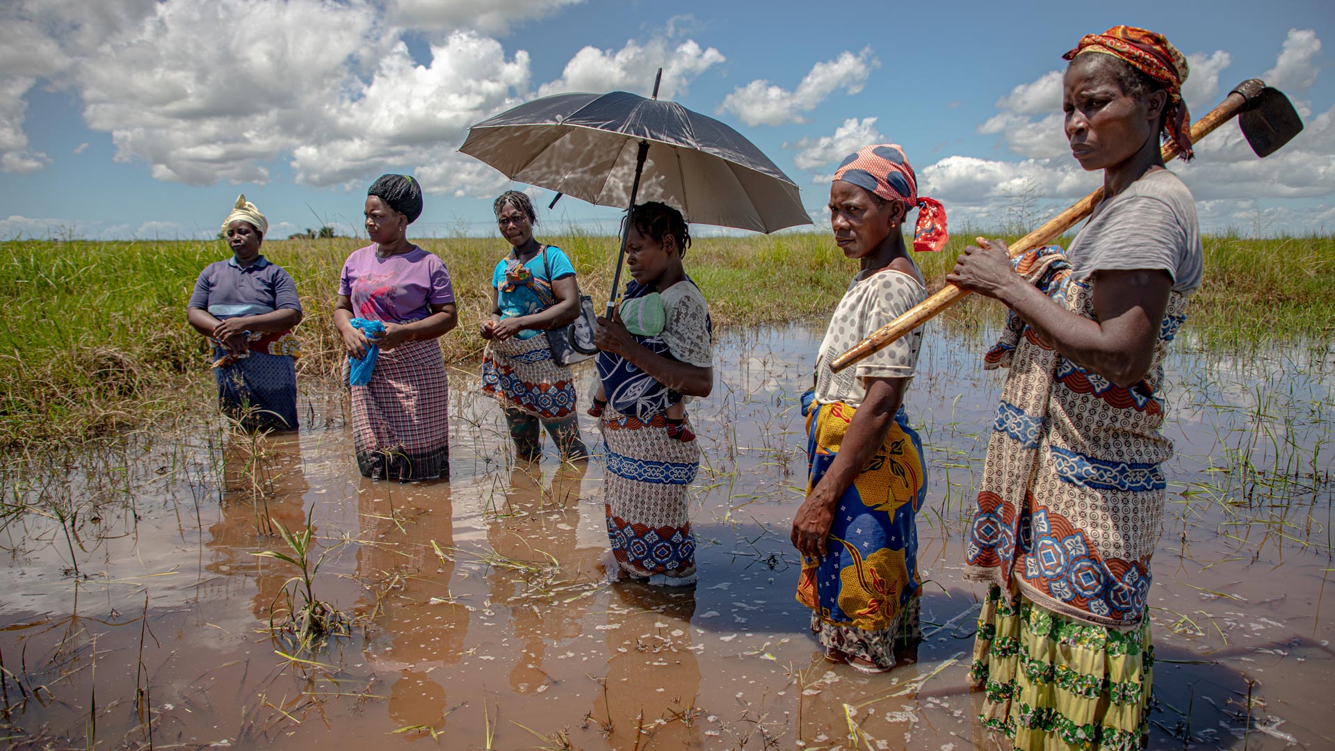 Mulheres e jovens no Sul Global estão sendo atingidos de maneira especialmente dura pelas mudanças climáticas. Foto: ActionAid