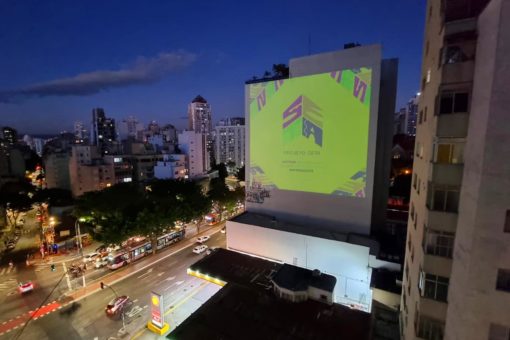Projeção de lançamento do Projeto SETA em São Paulo. Foto: ActionAid